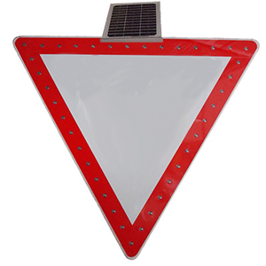 PL-STS208-B1 Светодиоден LED соларен контурен пътен знак