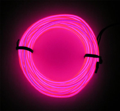 PLBG-ELW-2.3P Електролуминесцентен кабел, розов, Ф2.3